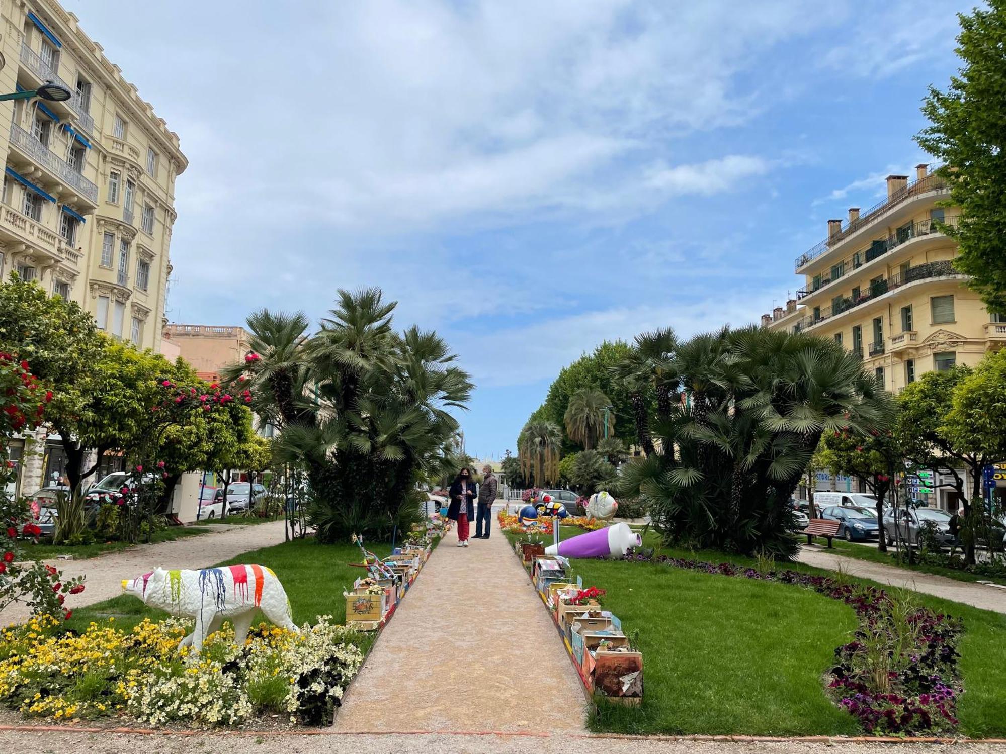 Menton Centre Vue Imprenable Sur Mer Et Jardin Bioves Екстериор снимка