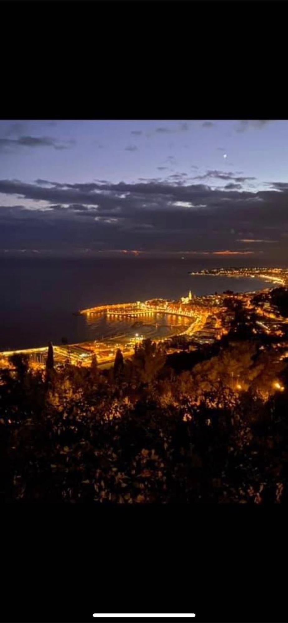 Menton Centre Vue Imprenable Sur Mer Et Jardin Bioves Екстериор снимка