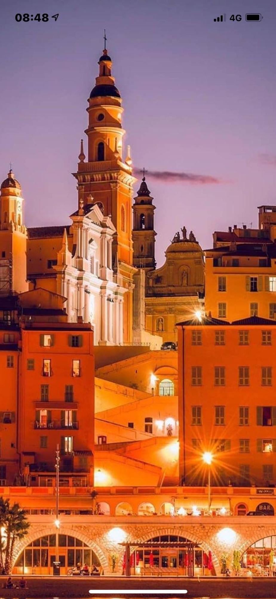 Menton Centre Vue Imprenable Sur Mer Et Jardin Bioves Екстериор снимка