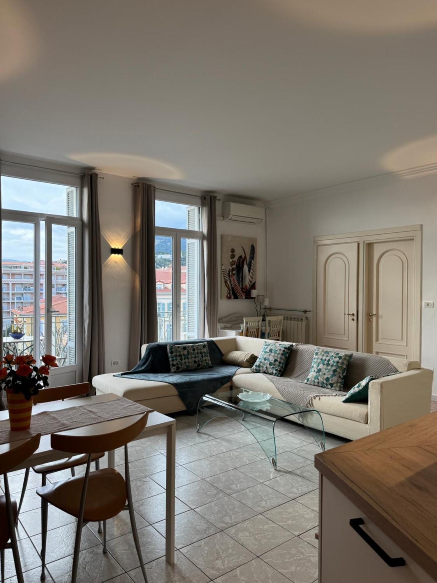Menton Centre Vue Imprenable Sur Mer Et Jardin Bioves Екстериор снимка