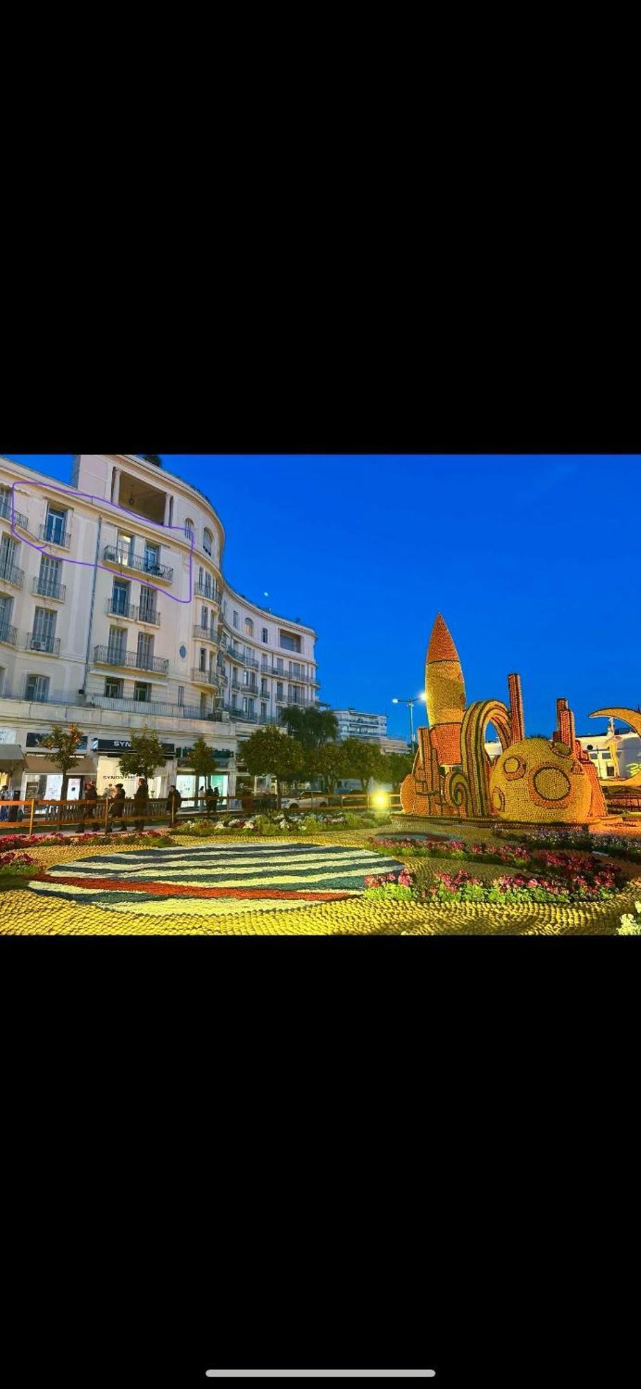 Menton Centre Vue Imprenable Sur Mer Et Jardin Bioves Екстериор снимка